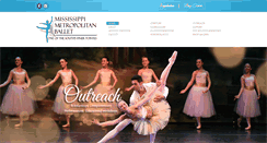 Desktop Screenshot of msmetroballet.com